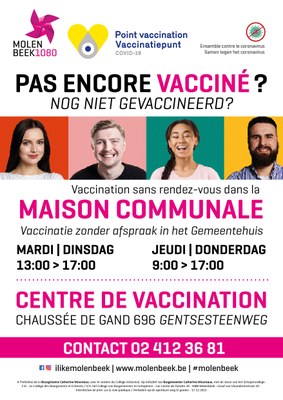 molenbeek vaccicovid MC GH horaires new